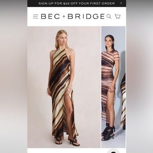 BEC & BRIDGE Watercolor Maxi Dress Revolve